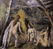 Paul Cezanne Trois baigneuses Sweden oil painting artist